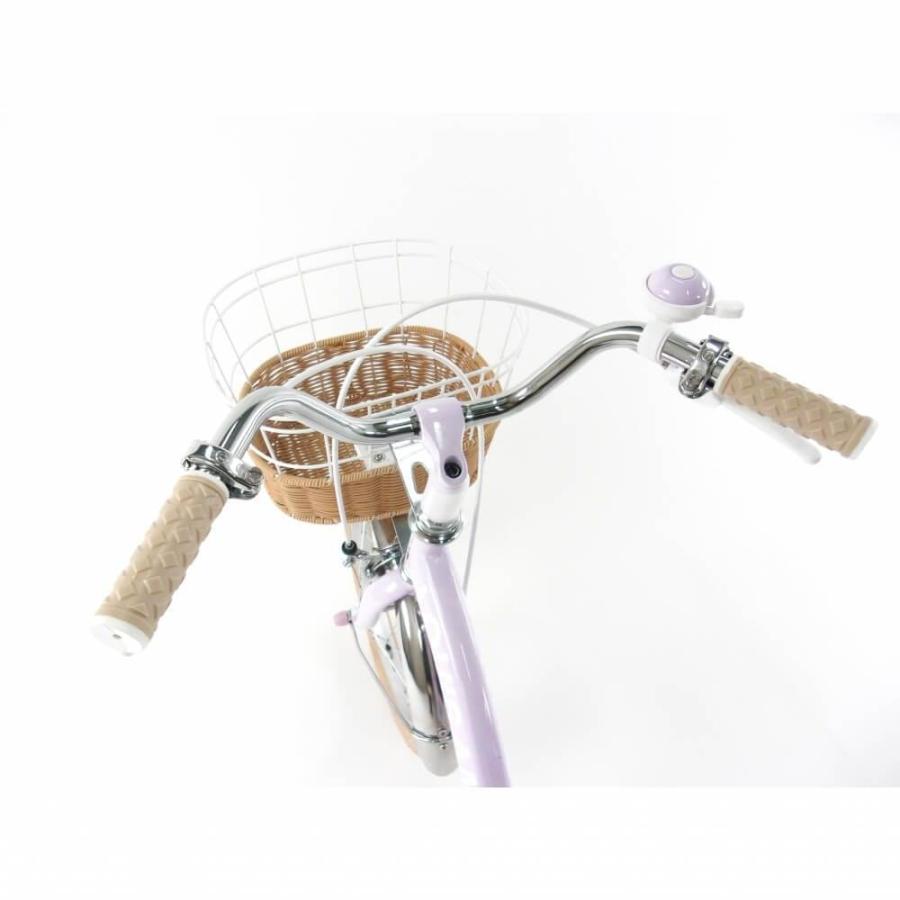 16インチ 身長100〜110cm 子供用自転車 アミューズ2（ピンクパープル