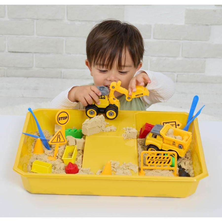 クリエーションサンド 工事現場プレイセット トイザらス限定｜室内