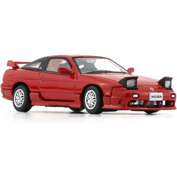 BM CREATIONS 1/64 日産 シルビア 180SX レッド LHD 完成品ダイ
