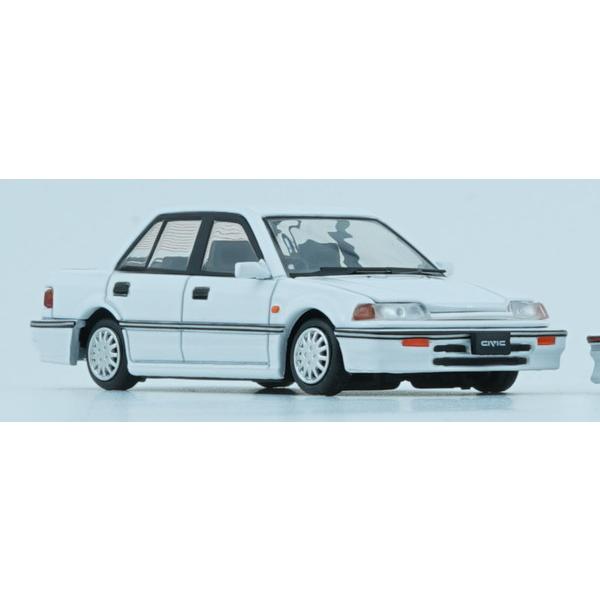 BM CREATIONS 1/64 ホンダ シビック EF2 1991 ホワイト RHD 右ハンドル