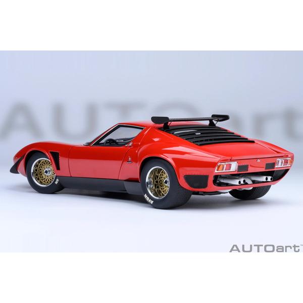 AUTOart 1/18 ランボルギーニ ミウラ SVR イオタ レッド 完成品