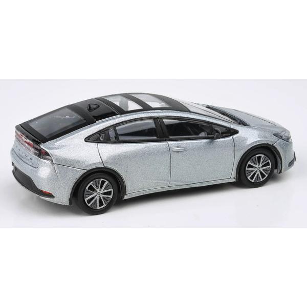 PARA64 1/64 トヨタ プリウス 2023 カッティングシルバー RHD 完成品