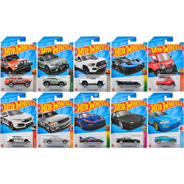 ホットウィール(Hot Wheels) ベーシックカー 2023年12月単品販売10台セット(各1台) 2023100601000トイ