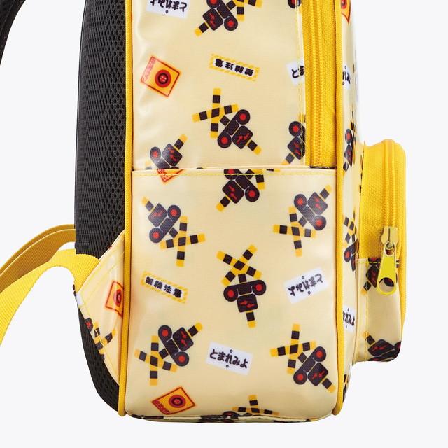 踏切柄 イエローリュック お出かけセット】Train Steady Go! てつどうリュック 踏切柄