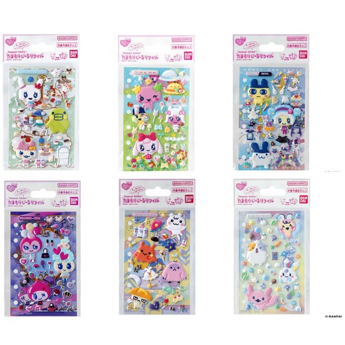 3月7日発売予定 【6種類セット】 たまもりしーるリフィル第2弾 6枚