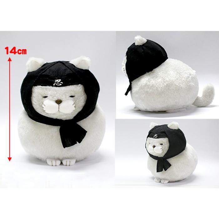 ご当地ひげまんじゅうST忍者ほとけ ぬいぐるみ 高さ約14cm