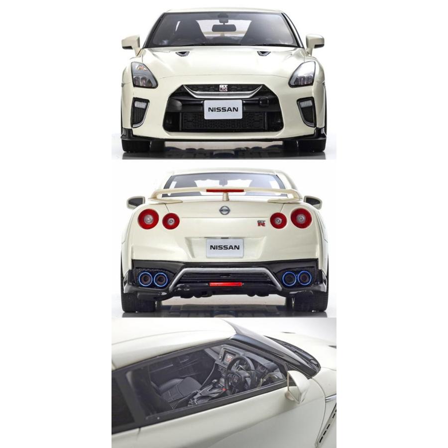 京商オリジナル 1/18 samurai 日産 GT-R 2020 ホワイト 完成品ミニカー  
