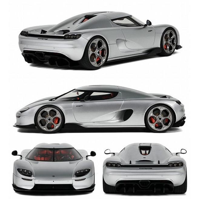 マ*イ様 GT SPIRIT 1/18 ケーニグセグ CC850 (シルバー) GT SPIRIT 1/18 ケーニグセグ CC850 (シルバー) 完成品ミニカー GTS452