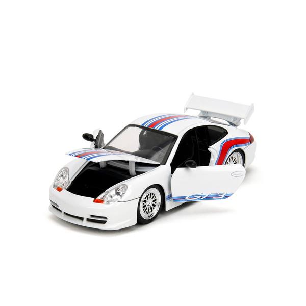 ポルシェ911 1/18 ￼ダイキャストモデル　ミニカー JADA TOYS 1/24 2006 ポルシェ 911 GT3 RS (996.1) ホワイト