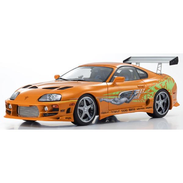 【7月発売予定】　京商オリジナル 1/18 トヨタ スープラ ターボ 1994 "Fast & Furious" (オレンジパール) 完成品ダイキャストミニカー KS08975FF　送料無料 | 
