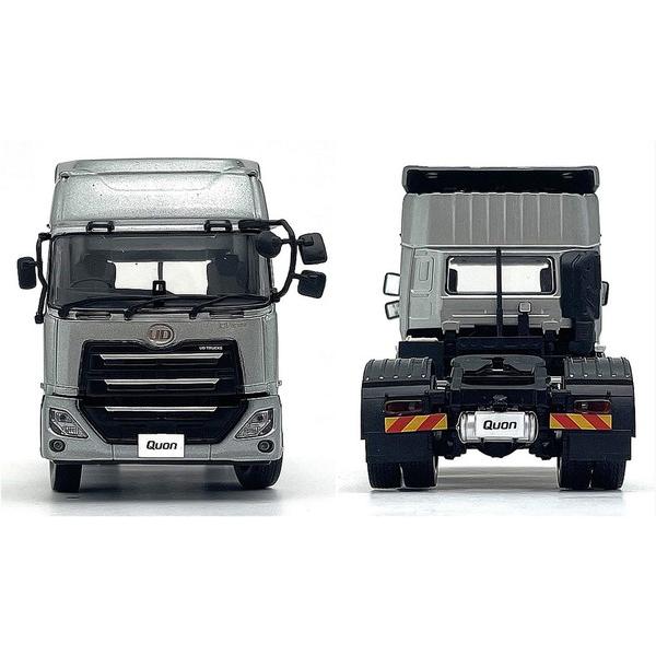【5月発売予定】　京商オリジナル 1/43 UDクオン GK 日本トレクス コンテナセミトレーラー(シルバー/ブラウンコンテナ) 完成品ミニカー KS03939C_7