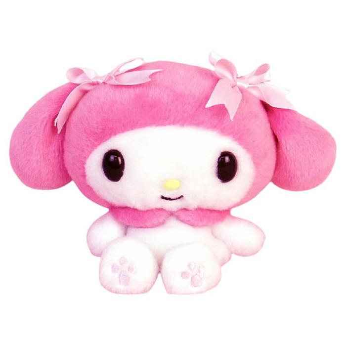 サンリオキャラクターズ マイメロディ ふわくた ぬいぐるみ 全長約18cm