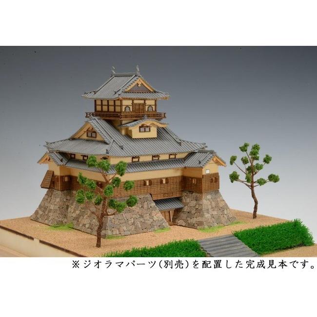 木製建築模型　1/150　犬山城　レーザーカット加工｜toystadium-hobby