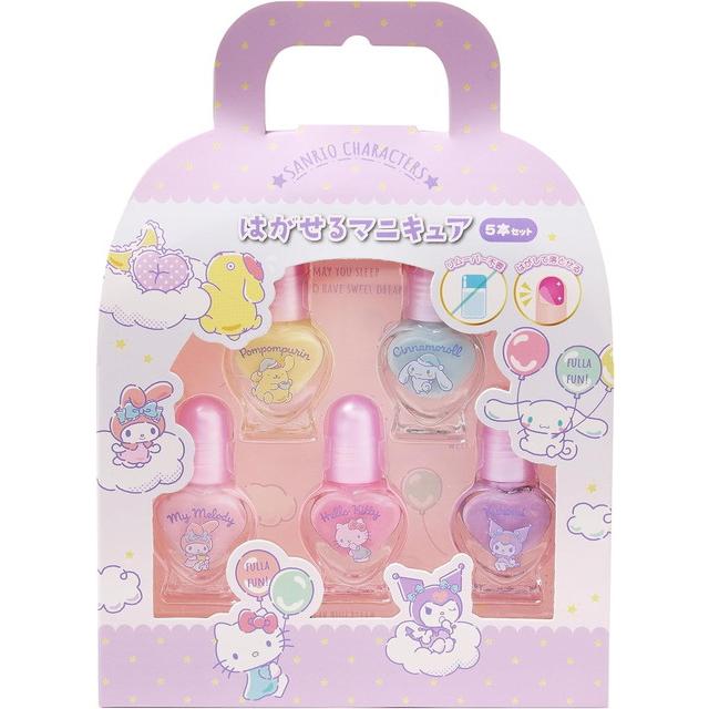 サンリオキャラクターズ はがせるマニキュア 5本セット (メイク サンリオキャラクターズ はがせるマニキュア 5本セット (メイク