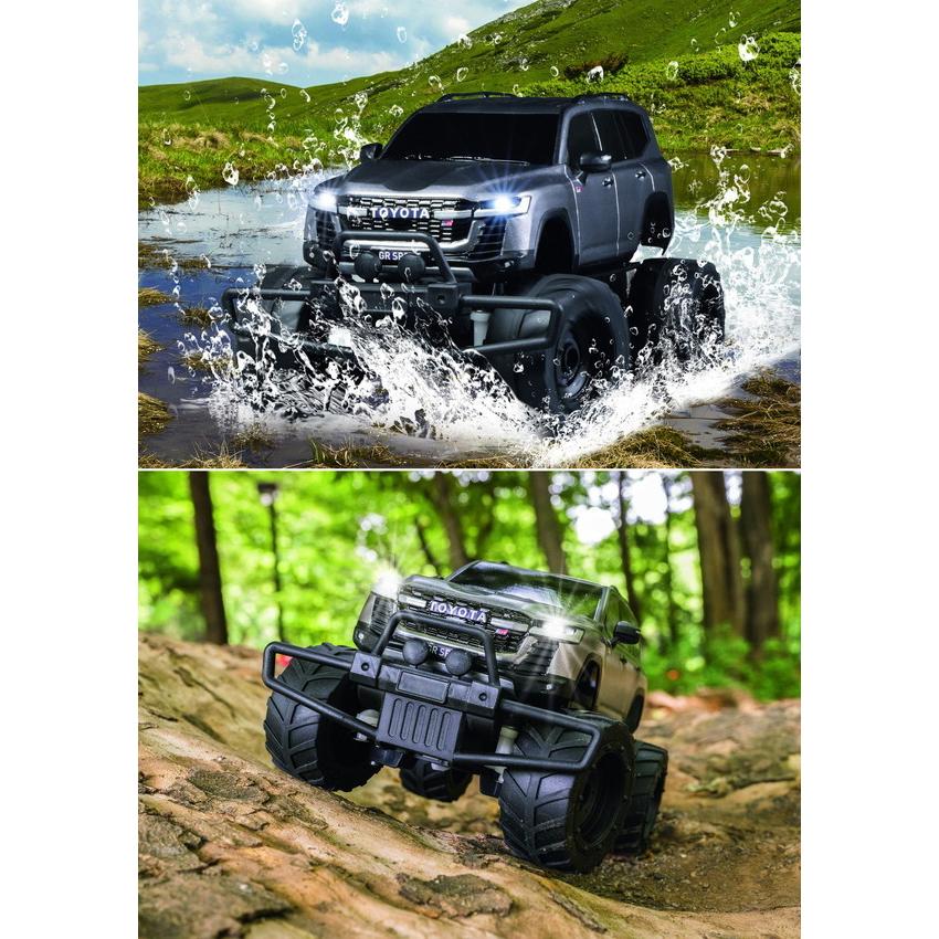 店内全品ポイント2倍!! 新品 ジョーゼン ラジコン ランドクルーザー 通販 ジョーゼン ダートマックス 24スケールラジコン トヨタ ランドクルーザー GRスポーツ JRVT104-SL シルバー