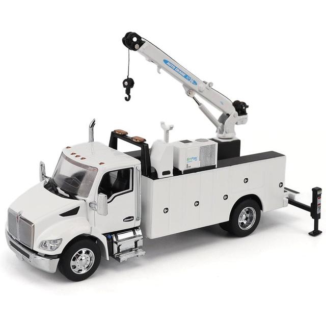 U-Haul 1/87スケールミニカー ダイキャスト7台セット ダイキャストマスター 1/50 Kenworth T380 オートクレーン ホワイト