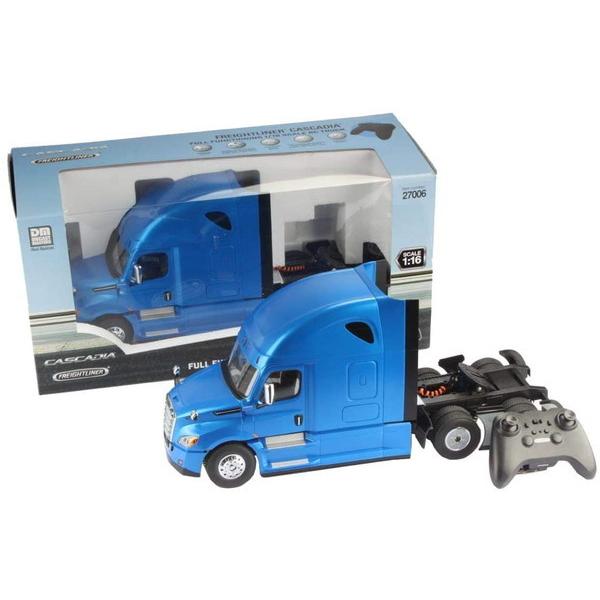 ダイキャストマスター 1/16 R/Cカー フレイトライナー カスカディア トラック ハイルーフ寝台付キャブ 完成品ラジコン 2.4GHz 27006　送料無料