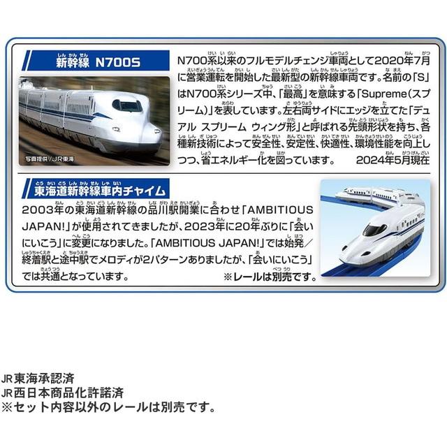 新品　新幹線開通記念品　シルバー食器 プラレール 新幹線開業60周年記念 新幹線 N700S Wチャイム仕様