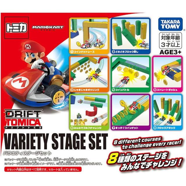 ドリフトトミカ マリオカート バラエティステージセット : トイ