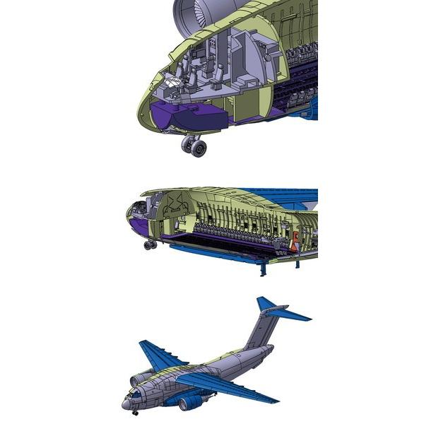 10月再入荷予定 アオシマ 1/144 航空機 No.03 航空自衛隊 C-2 輸送機 プラモデル |  | 02
