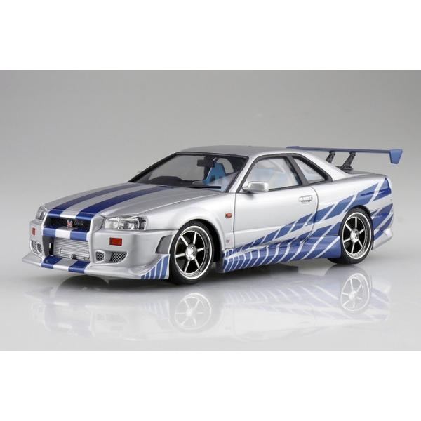 アオシマ 1/24 ムービーメカ No.WS-02 ワイルド・スピード R34