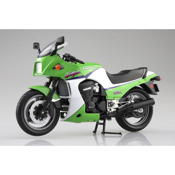 【11月下旬再入荷予定】 スカイネット 1/12 完成品バイク KAWASAKI GPz900R ライムグリーン|toystadium-hobby|03