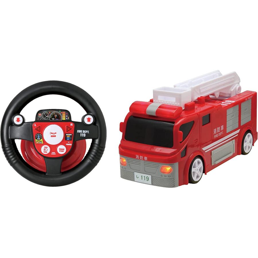 R/C うんてんしちゃお しょうぼうしゃ 消防車 完成品ラジコン 電動R/C