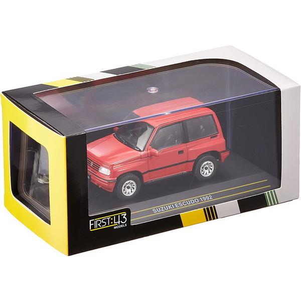 FIRST:43 1/43 スズキ エスクード 1992 レッド 完成品ダイ