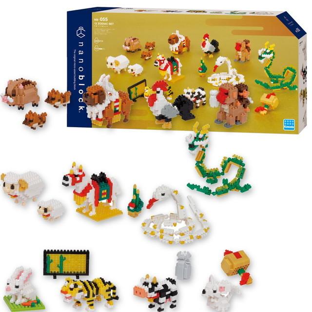 ナノブロック Nanoblock 干支 十二支セット Nb 055 難易度3 トイスタジアム Goodバリュー 通販 Yahoo ショッピング