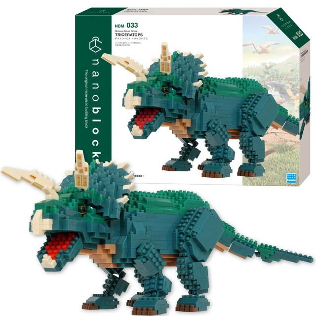 ナノブロック　nanoblock　ダイナソーDX トリケラトプス　NBM-033 【難易度4】｜toystadium-hobby