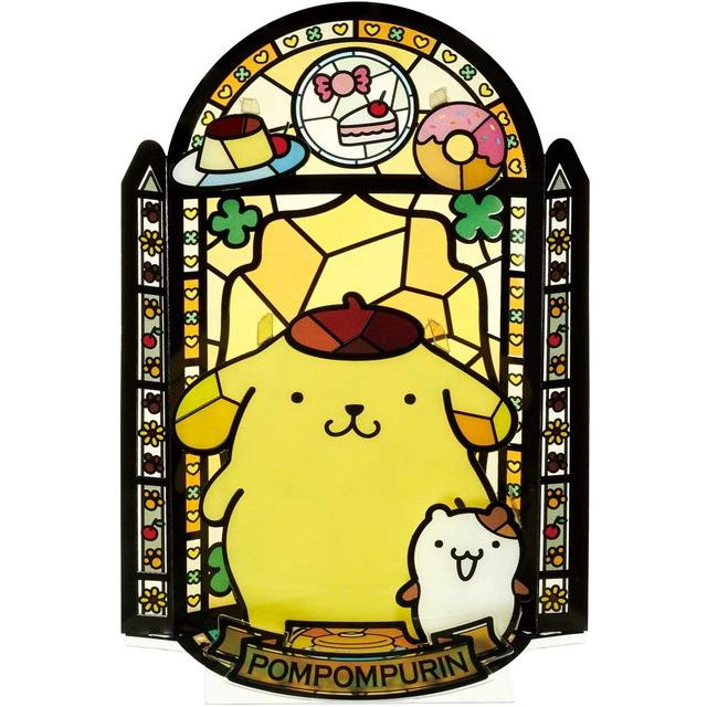 クミテラ ポムポムプリン KT-015 (組み立て簡単 ステンドグラス