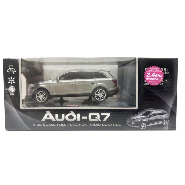 童友社 1/28 アウディ Q7 グレー 完成品ラジコン 2.4GHz : トイ 
