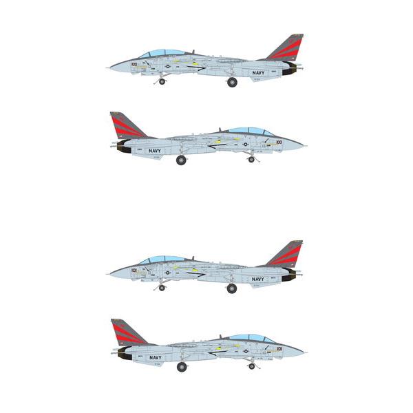 F-14A TOMCAT VF-154 ブラックナイツ 1/72 アメリカ海軍 F-14A トムキャット`VF-154 ブラックナイツ` (プラモデル