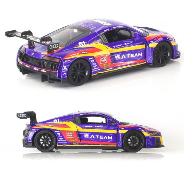 童友社 1/32 エヴァンゲリオンレーシング Audi R8 LMS GT3 エヴァ RT 初号機 覚醒 完成品ミニカー RMZ Hobby｜toystadium-hobby｜02