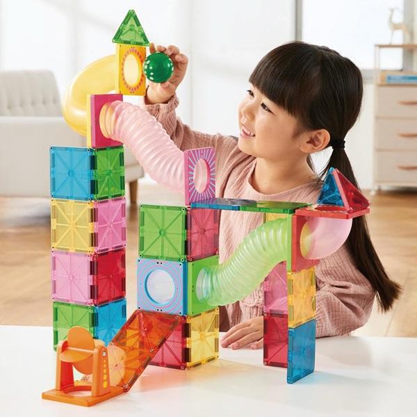 ピタゴラス(R) 知育いっぱい!ボールコースターロング 磁石の力で