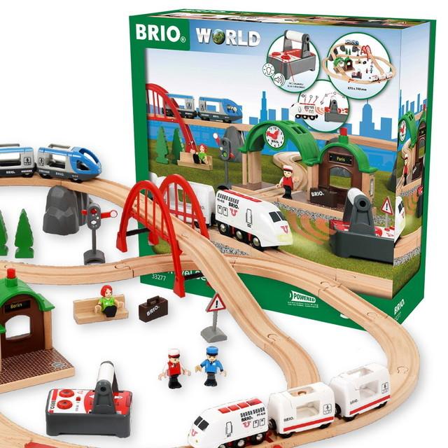 数量限定】 リモートコントロールトラベルセット 33277 BRIO 木製玩具