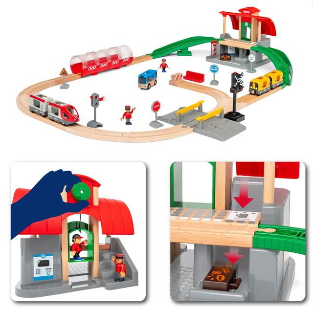 【美品】BRIO ブリオ　セントラルステーションセット　33989 33989 セントラルステーションセット | レールセット | ブリオ