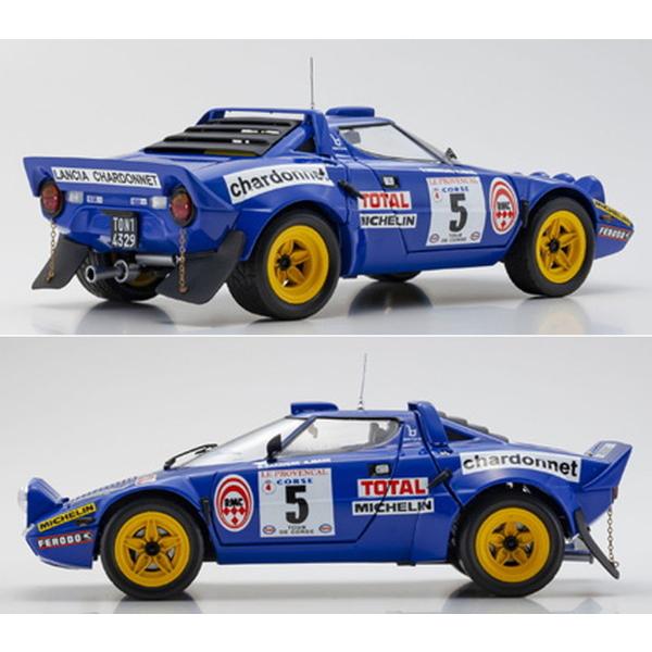 高評価の贈り物 京商オリジナル 1/18 ランチア ストラトス HF 1976 ツール・ド・コルス #5 完成品ダイキャストミニカー KS08130C　送料無料