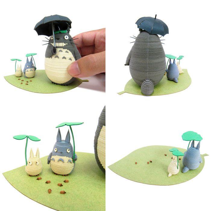 3D立体パズル ペーパークラフト みにちゅあーとキット ジブリ 3D立体パズル ペーパークラフト みにちゅあーとキット ジブリ