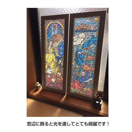 ジグソーパズル ぎゅっと456ピース ナイトメアー・ビフォア・クリスマス ステンドアート 18.5x55.5cm DSG-456-723｜toystadium-jigsaw｜04