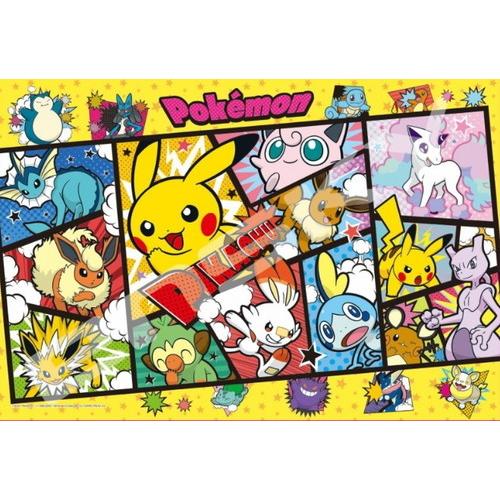 ジグソーパズル 108ピース ポケットモンスター ポケモンコミックアート 38x26cm 108-L760｜toystadium-jigsaw