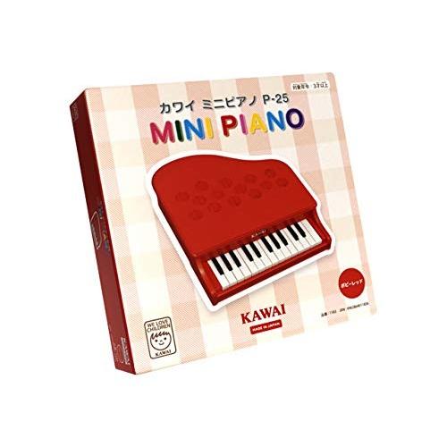 出産祝い 木のおもちゃ ミニピアノ P-25 ポピーレッド 1183 : トイ