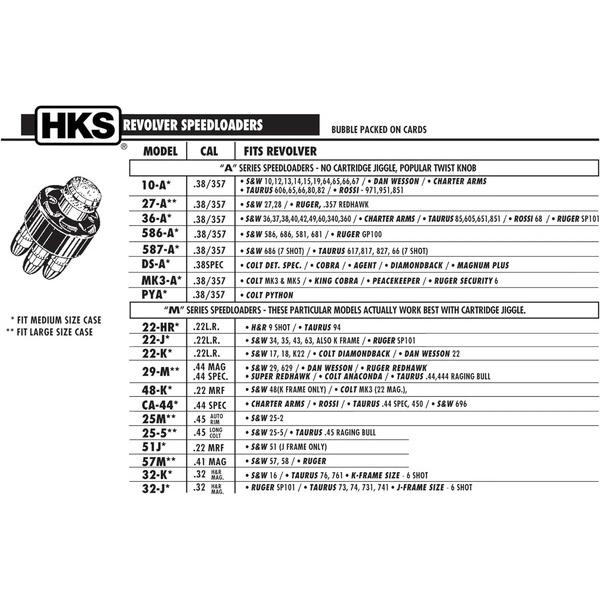 HKS SPEED LOADER DS-A リボルバー用スピードローダー　送料無料｜toystadiumookawaya｜03