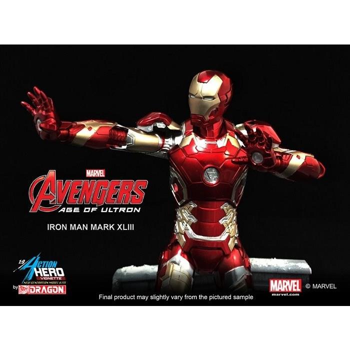 1/9　アクションヒーロービネット　アベンジャーズ　エイジ・オブ・ウルトロン　アイアンマン　Mk.43　塗装済&半完成品　送料無料｜toystadiumookawaya｜02