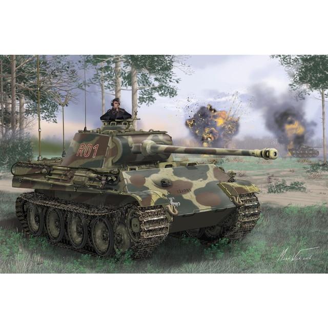 ドラゴン 1/35 WW.II ドイツ軍 パンター指揮戦車G型 豪華セット