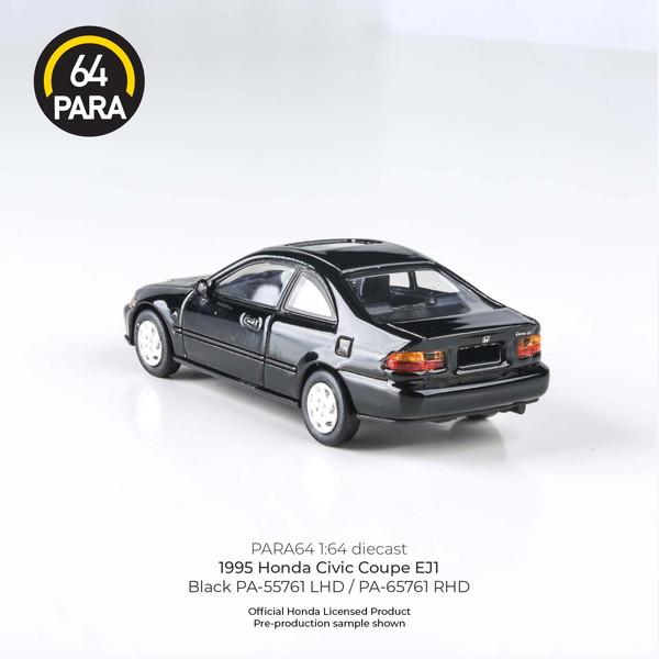 PARA64 1/64 ホンダ シビック クーペ EJ1 1995 ブラック RHD 完成品