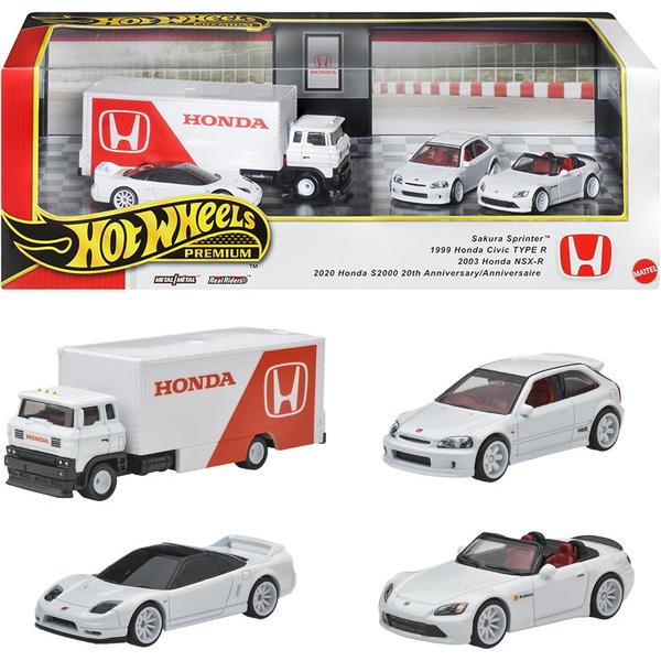 【9月27日発売予定】　ホットウィール(Hot Wheels) プレミアムコレクターセットアソート ホンダ タイプR ヘリテージ GMH39-987D　送料無料 の商品画像