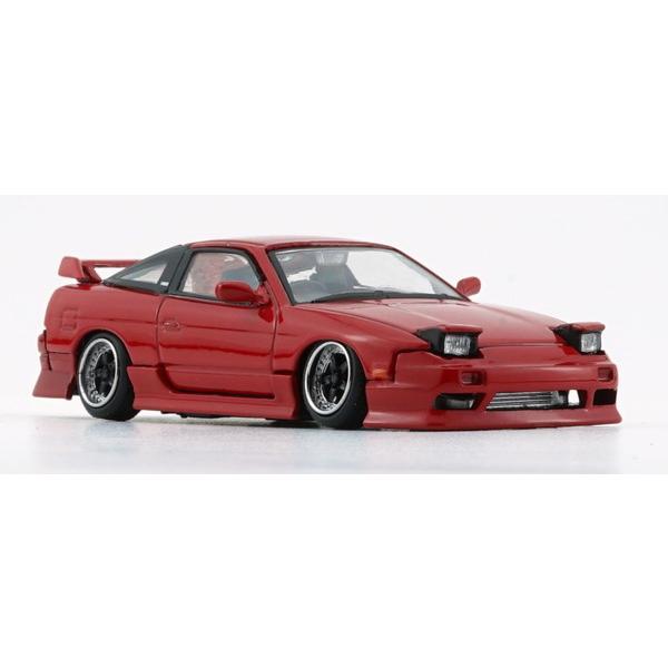BM CREATIONS 1/64 日産 シルビア 180SX レッド LHD 完成品ダイ