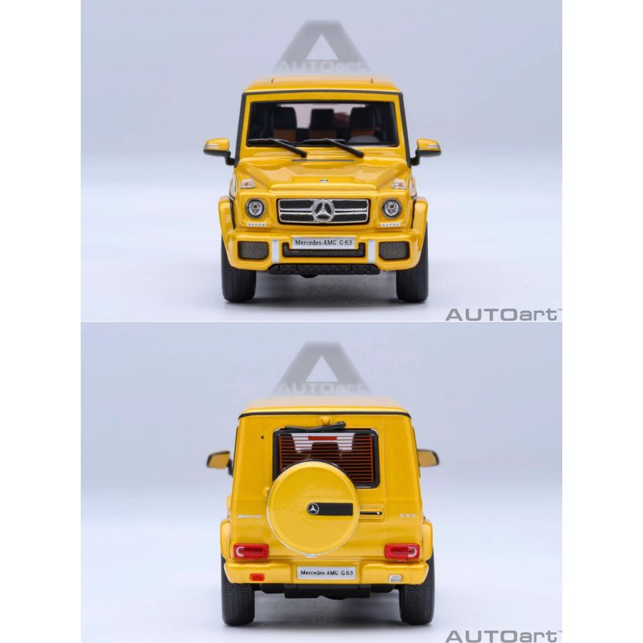 AUTOart 1/64 メルセデス AMG G63 2017 (イエロー) 完成品ミニカー