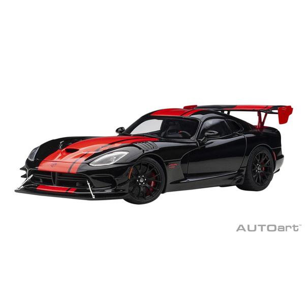 AUTOart 1/18 ダッジ バイパー 1:28 エディション ACR ブラック/レッド